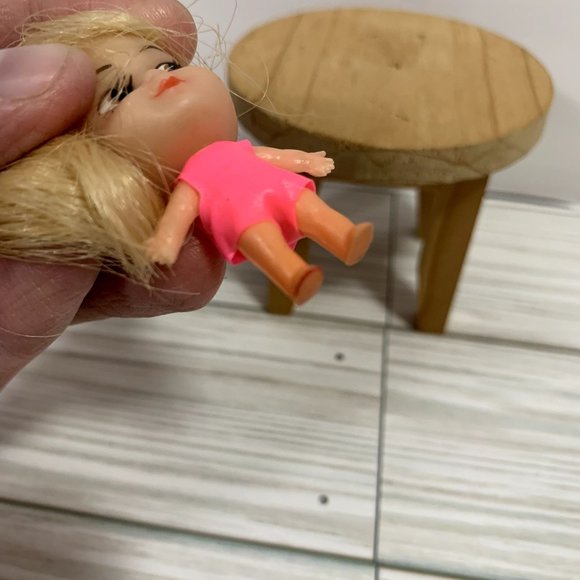 Vintage Liddle Kiddle Clone Doll Pink Suit Blonde - Picture 4 of 7